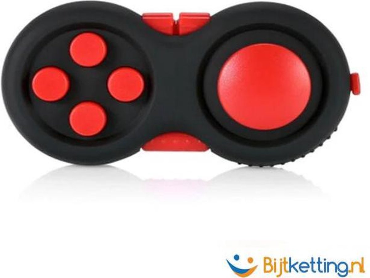 Fidget Pad: Stressvermindering - Meer Focus - Meer Concentratie | Anti-Stress | Rood